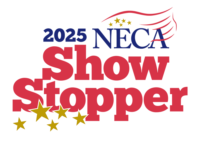 NECA Showstoppers Logo 2025 | NECA 2025 Chicago